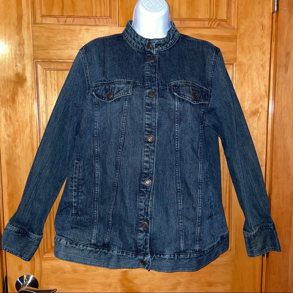 Denim Maternity Jacket, by Old Navy